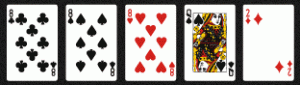 3種類のポーカーハンド