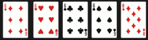 4種類のポーカーハンド